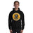 Man wearing a Klein Oak High School Panthers Black Classic Unisex Hoodie 218