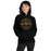 Woman wearing a Klein Oak High School Panthers Black Classic Unisex Hoodie 220