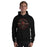 Man wearing Caney Creek High School Panthers Black Classic Unisex Hoodie 201