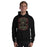 Man wearing Caney Creek High School Panthers Black Classic Unisex Hoodie 207