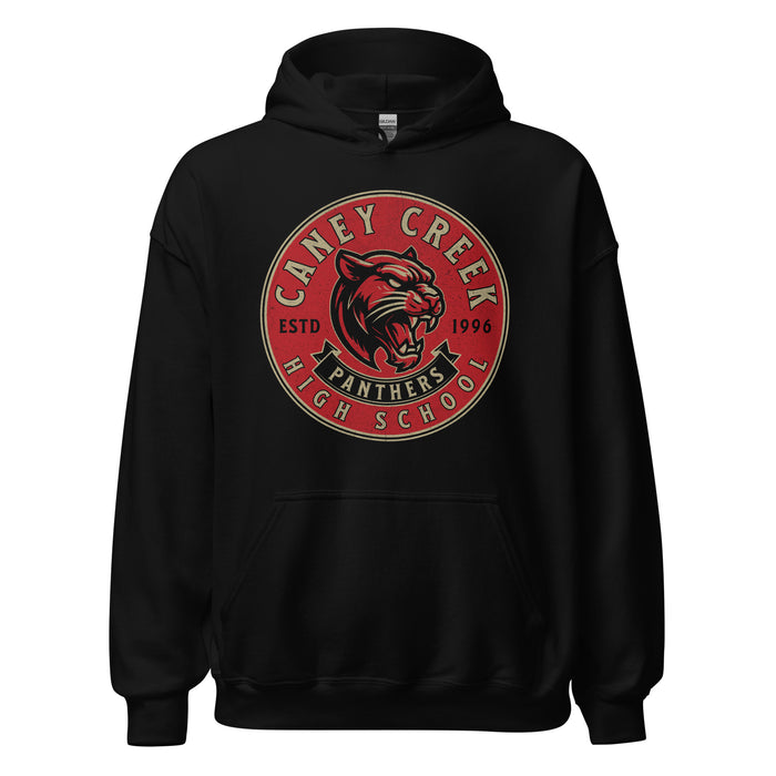 Caney Creek High School Panthers Black Classic Unisex Hoodie 215