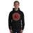 Man wearing Caney Creek High School Panthers Black Classic Unisex Hoodie 215