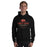 Man wearing Caney Creek High School Panthers Black Classic Unisex Hoodie 217