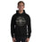 Man wearing Conroe High School Tigers Black Classic Unisex Hoodie 201