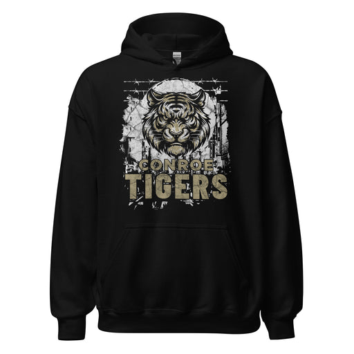 Conroe High School Tigers Black Classic Unisex Hoodie 202