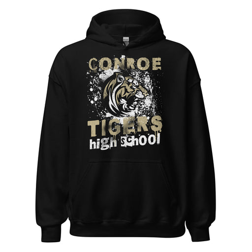 Conroe High School Tigers Black Classic Unisex Hoodie 205