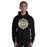 Man wearing Conroe High School Tigers Black Classic Unisex Hoodie 209