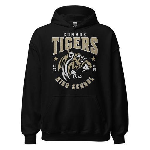 Conroe High School Tigers Black Classic Unisex Hoodie 211