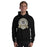 Man wearing Conroe High School Tigers Black Classic Unisex Hoodie 212