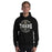 Man wearing Conroe High School Tigers Black Classic Unisex Hoodie 218