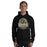 Man wearing Conroe High School Tigers Black Classic Unisex Hoodie 219