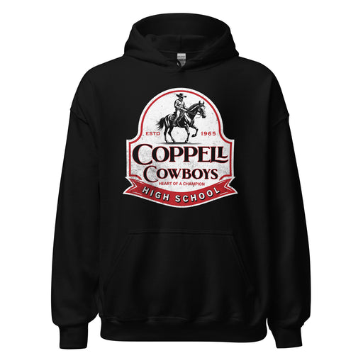 Coppell High School Cowboys Black Classic Unisex Hoodie 215