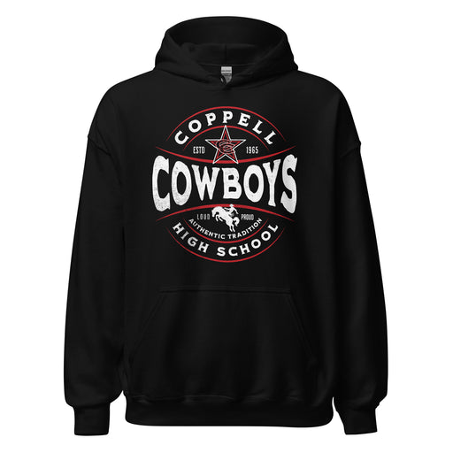 Coppell High School Cowboys Black Classic Unisex Hoodie 216