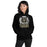 Woman wearing Cypress Park High School Tigers Black Classic Unisex Hoodie 202