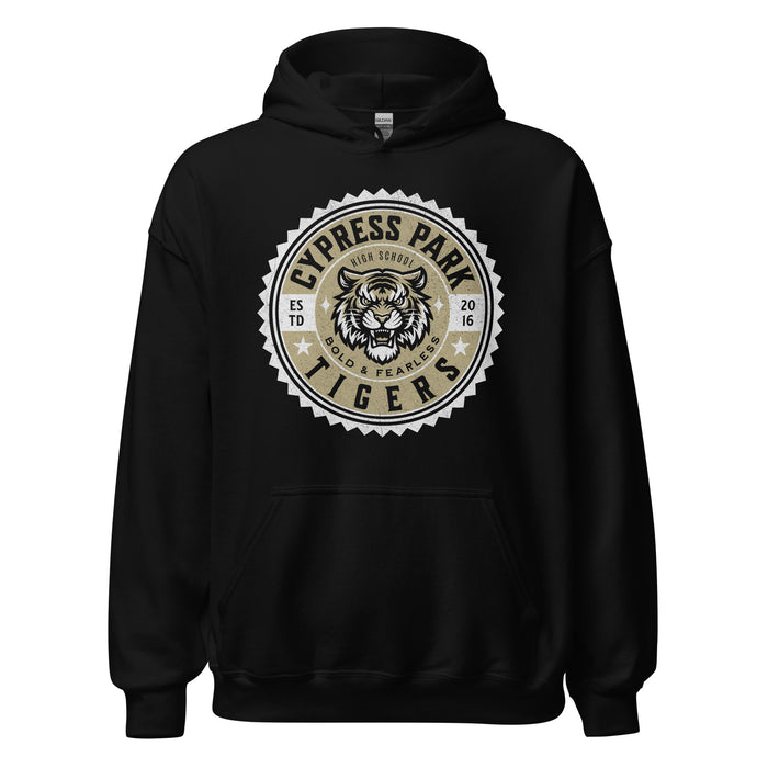 Cypress Park High School Tigers Black Classic Unisex Hoodie 203