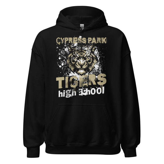 Cypress Park High School Tigers Black Classic Unisex Hoodie 205