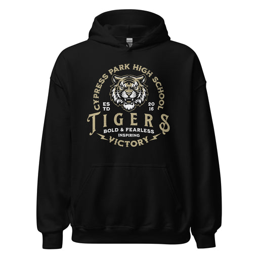 Cypress Park High School Tigers Black Classic Unisex Hoodie 206