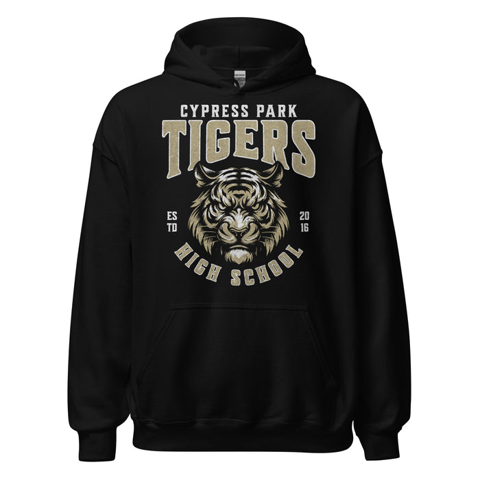 Cypress Park High School Tigers Black Classic Unisex Hoodie 213