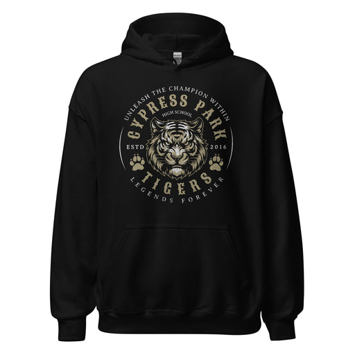 Cypress Park High School Tigers Black Classic Unisex Hoodie 214