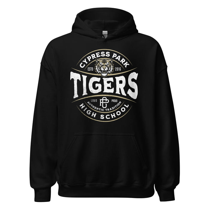 Cypress Park High School Tigers Black Classic Unisex Hoodie 218