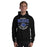 Man wearing Dekaney High School Wildcats Black Classic Unisex Hoodie 204