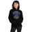 Woman wearing Dekaney High School Wildcats Black Classic Unisex Hoodie 204