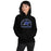 Woman wearing Dekaney High School Wildcats Black Classic Unisex Hoodie 208