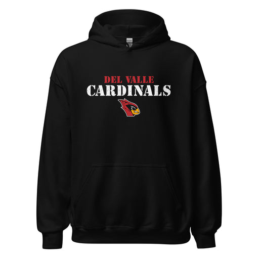 Del Valle High School Cardinals Black Classic Unisex Hoodie 221