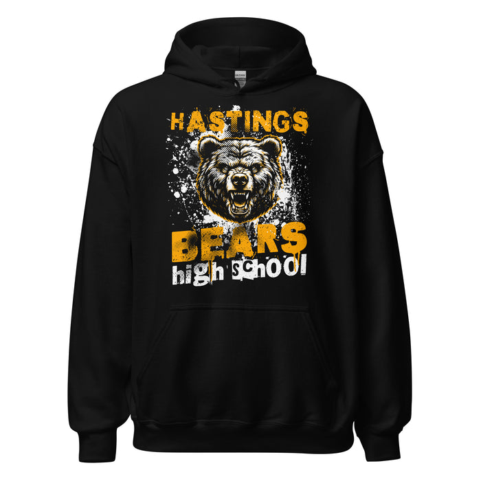 Hastings High School Bears Black Classic Unisex Hoodie 205