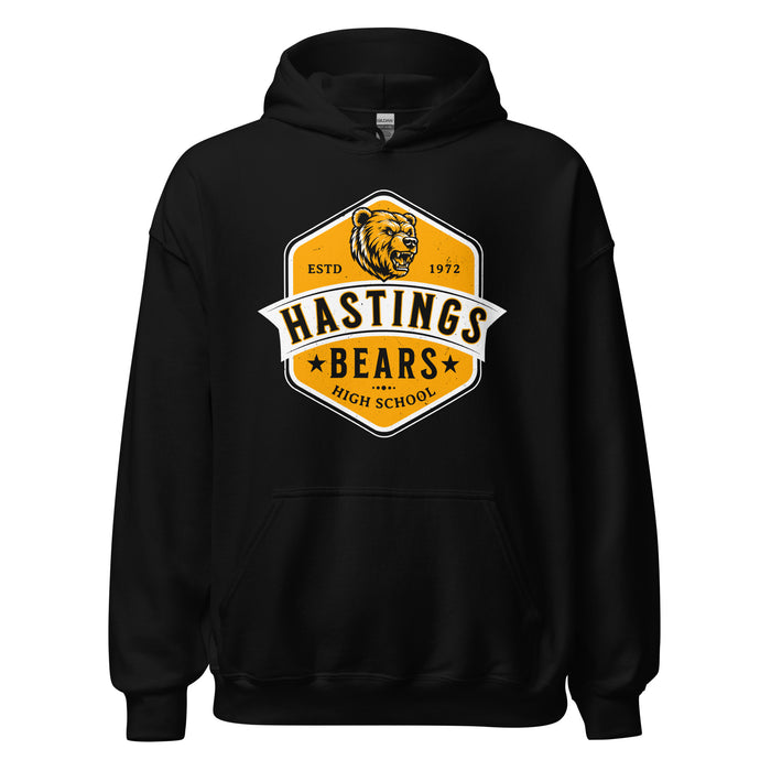 Hastings High School Bears Black Classic Unisex Hoodie 209