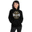 Woman wearing Hastings High School Bears Black Classic Unisex Hoodie 218