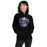 Woman wearing Hebron High School Hawks Black Classic Unisex T-shirt 210