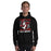 Man wearing Lake Travis High School Cavaliers Black Classic Unisex Hoodie 205