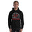 Man wearing Lake Travis High School Cavaliers Black Classic Unisex Hoodie 208