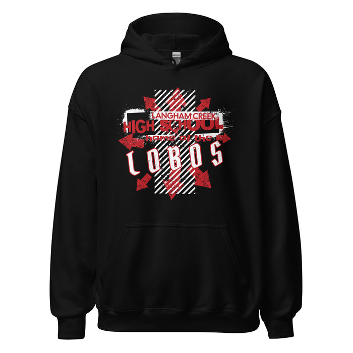 Langham Creek High School Lobos Black Classic Unisex Hoodie 210