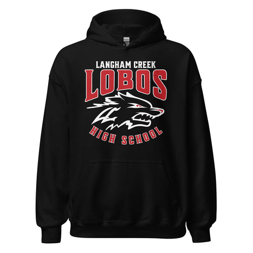 Langham Creek High School Lobos Black Classic Unisex Hoodie 213