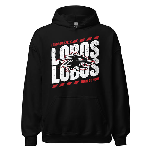 Langham Creek High School Lobos Black Classic Unisex Hoodie 223