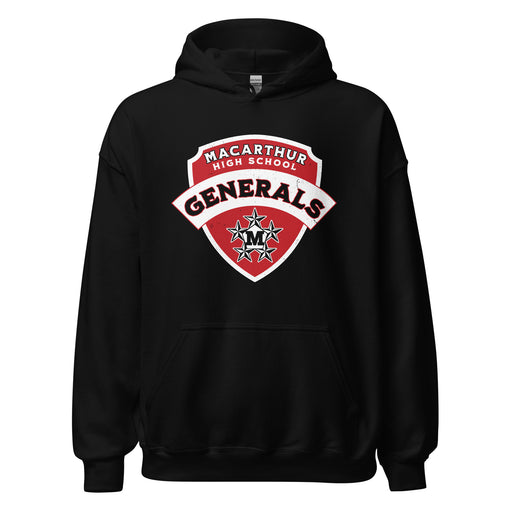 MacArthur High School Generals Black Classic Unisex Hoodie 221