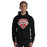 Man wearing MacArthur High School Generals Black Classic Unisex Hoodie 221