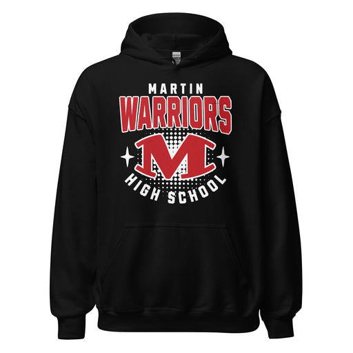 Martin High School Warriors Black Classic Unisex Hoodie 204