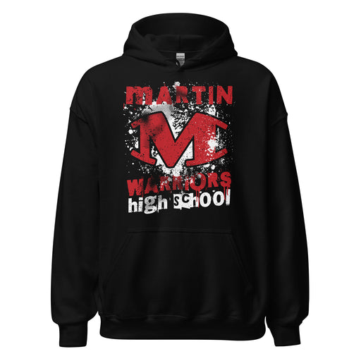 Martin High School Warriors Black Classic Unisex Hoodie 205