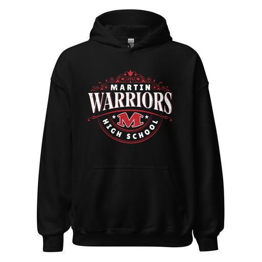 Martin High School Warriors Black Classic Unisex Hoodie 211