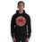 Man wearing Martin High School Warriors Black Classic Unisex Hoodie 215