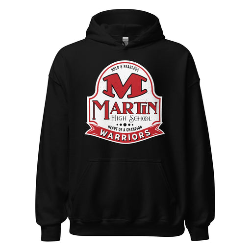 Martin High School Warriors Black Classic Unisex Hoodie 219