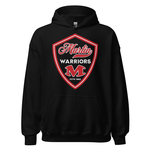 Martin High School Warriors Black Classic Unisex Hoodie 225