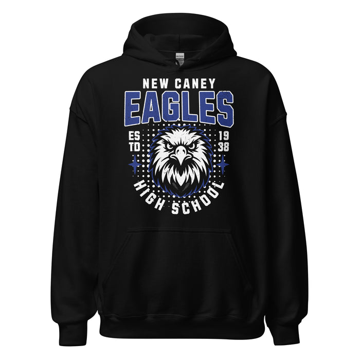 New Caney High School Eagles Black Classic Unisex Hoodie 204