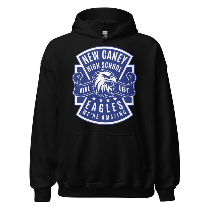 New Caney High School Eagles Black Classic Unisex Hoodie 207