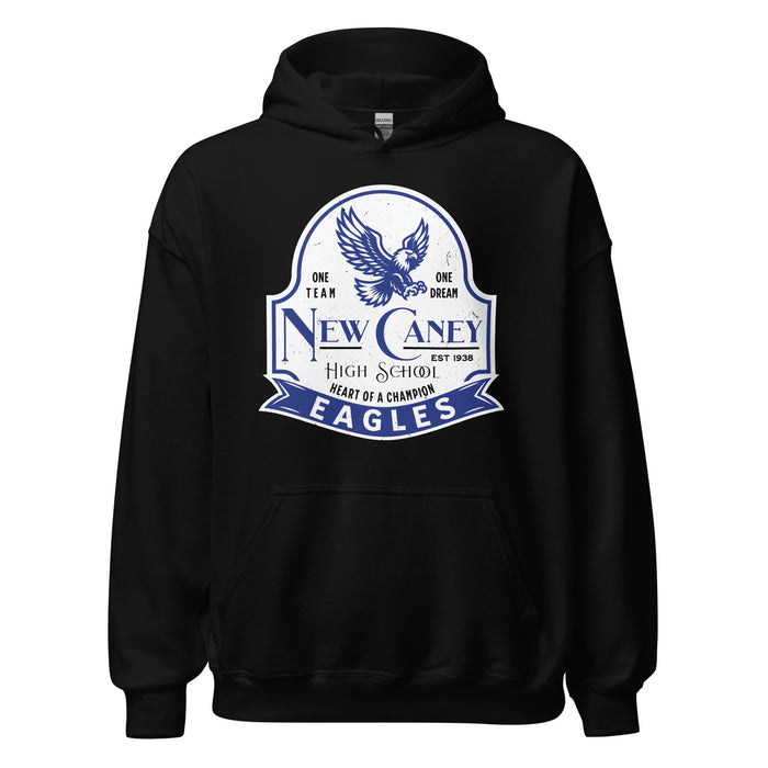 New Caney High School Eagles Black Classic Unisex Hoodie 219