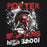 Close-up view of Porter High School Spartans Black Classic Unisex Hoodie 205