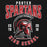 Close-up view of Porter High School Spartans Black Classic Unisex Hoodie 213